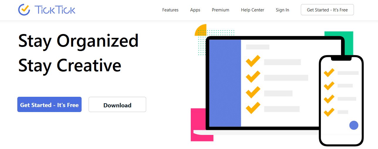 TickTick.. أداة مجانية لتنظيم وإدارة المهام