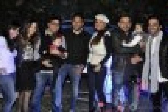 بالصور: حماقى وتامر حسنى ومى سليم يحتفلون بعيد ميلاد ابنة وليد منصور