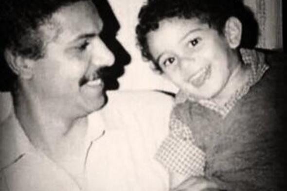 بالصورة : ماذا قال آسر ياسين لوالده فى عيد ميلاده ال60 ؟