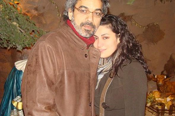 مايا نصري تغازل زوجها على تويتر بمناسبة عيد زواجهما الرابع