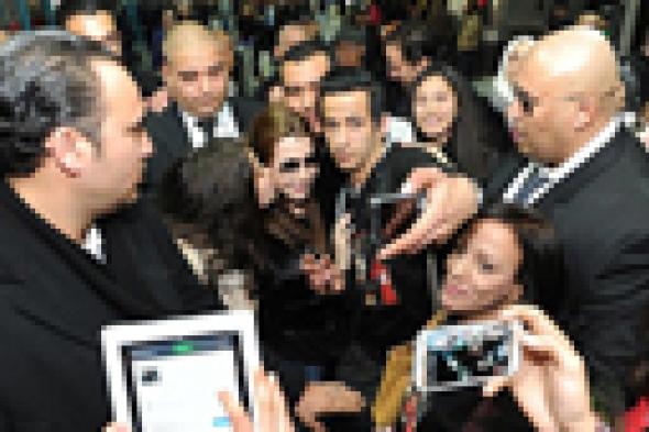 بالصور: استقبال "رائع" لنانسي عجرم في تونس