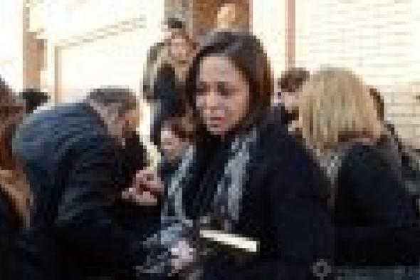 شاهد.. كيف ودعت داليا البحيري زوجها السابق فريد المرشدي (بالصور)