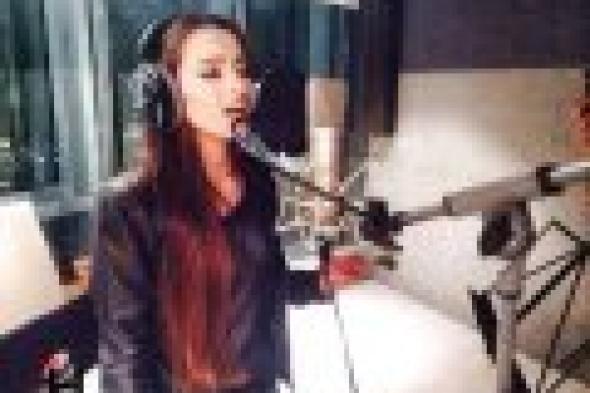 كارمن سليمان تغني تتر المسلسل الكويتي "كعب عالي"