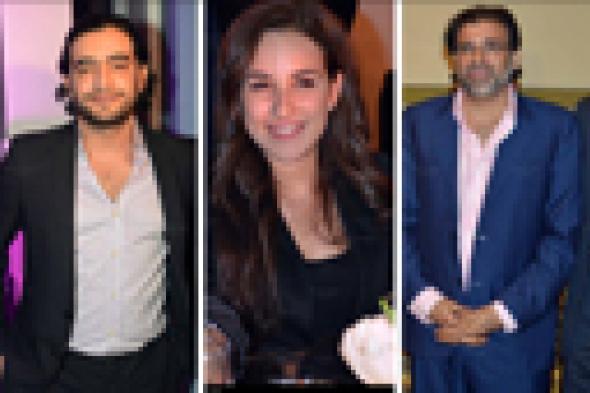 بالصور: هاني سلامة وشيري عادل وخالد يوسف في حفل افتتاح شركة  "ميدنايت صن"