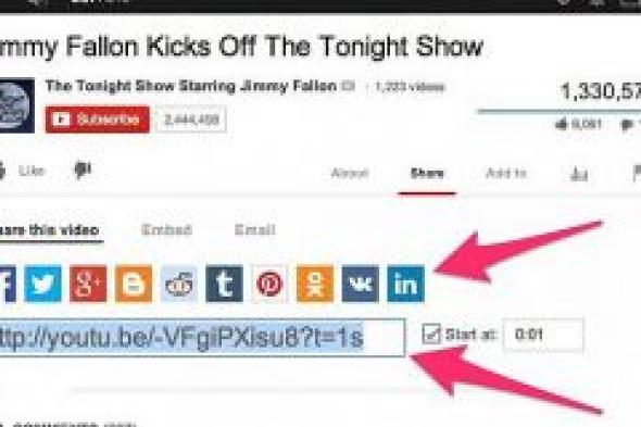 تحكم بتوقيت بدء فيديوهات "يوتيوب" عند مشاركتها