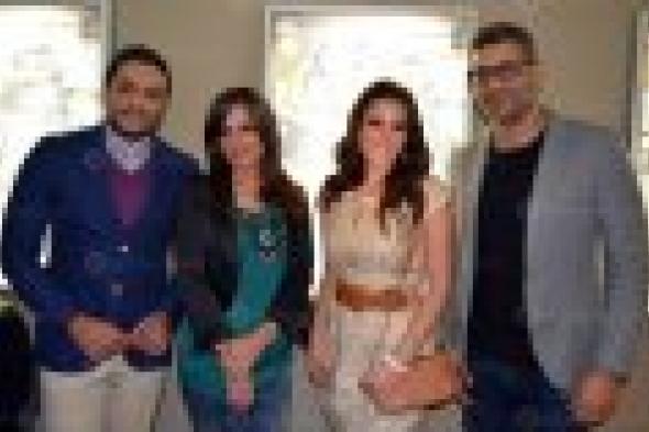 بالصور: أبطال "المعدية" يحتفلون بالعرض الخاص للفيلم في غياب مي سليم