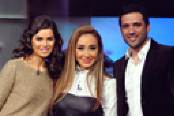 بالصور: "آدم وجميلة" في ضيافة ريهام سعيد