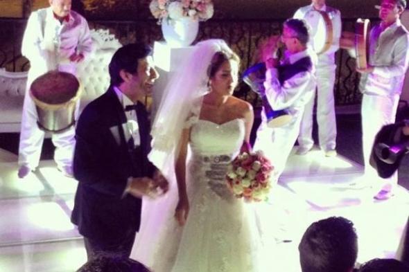 بالصور: إياد نصار يحتفل بزواجه الثاني