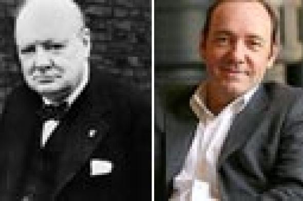 كيفين سبيسي يجسد شخصية ونستون تشيرشل على شاشة السينما