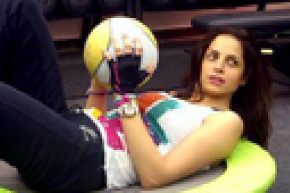 صورة: الرياضة سر رشاقة آمال ماهر