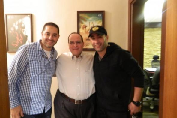 بالصورة: أحمد السقا يحضر لمسلسله في رمضان 2015 مبكراً