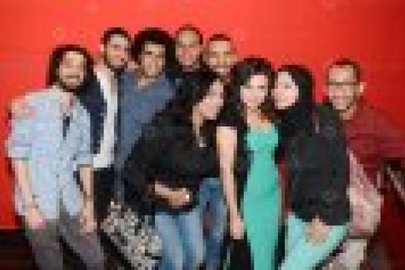 بالصور: كابتن أحمد حسن يحضر العرض الخاص لفيلم "الدساس"