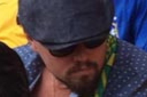 صورة: ليوناردو دي كابريو يشجع البرازيل أمام كرواتيا من المدرجات