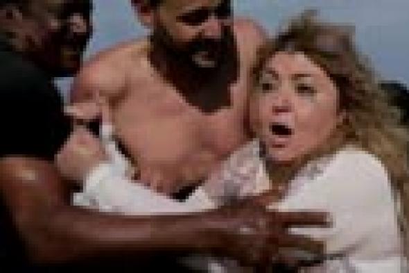 بالفيديو: مها أحمد تسب "رامز قرش البحر" 62 مرة.. ورامز: "يخرب بيت قلة أدبك"