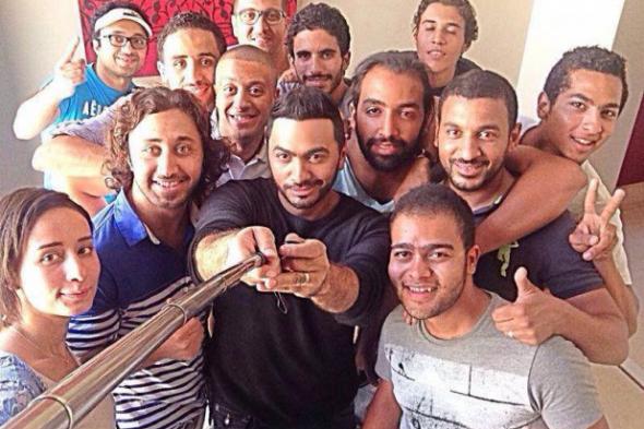 بالصور: تامر حسني ينتهي من تصوير "فرق توقيت"