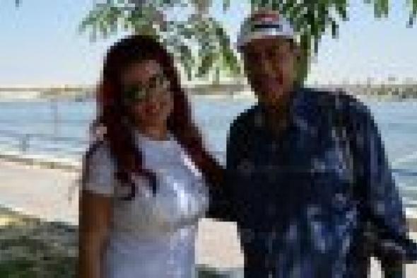 بالصور: سمية الخشاب ونجوم الفن يدعمون مشروع قناة السويس بزيارة ميدانية