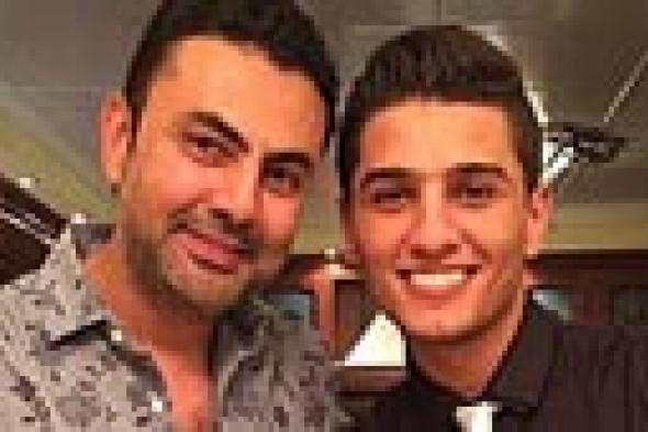 بالصور: محمد كريم يحتفل بعيد ميلاد محمد عساف