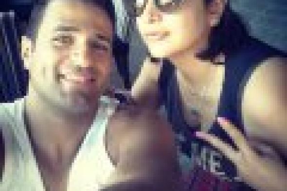 بالصور: دنيا المصري بوزن زائد في كواليس "ثلاث بنات" بعد الإنجاب