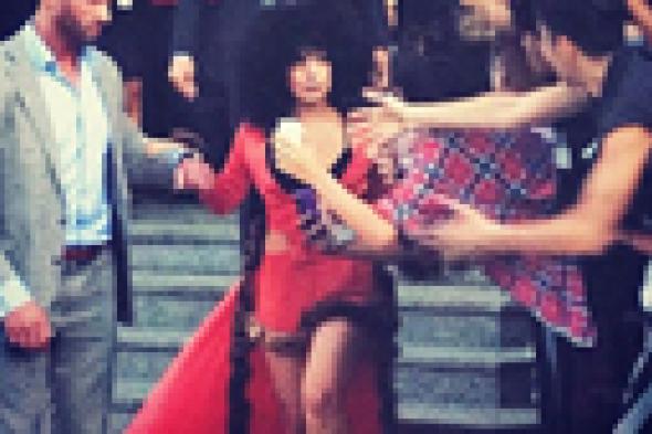 بالصور: استقبال جماهيري لـ ليدي جاجا في اسطنبول