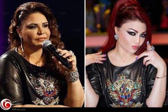 صورة- فستان "فالنتينو" يجمع بين هيفاء وأحلام