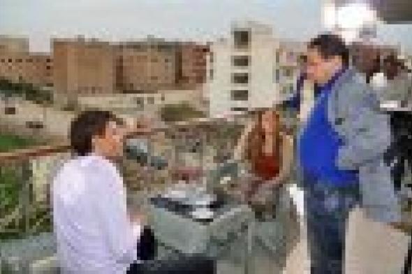 بالصور: رانيا فريد شوقي وفتحي عبدالوهاب يحتفلان ببدء تصوير "الأستاذ وحرمه"