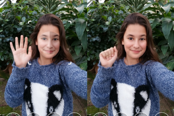 التقاط صور Selfie من خلال تحريك اليد فقط في أندرويد