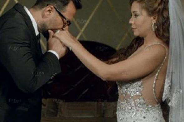 صورة- كيف استغلت رانيا يوسف وزوجها مشهد الزفاف في "عيون القلب"؟