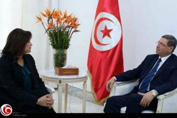 صورة- هند صبري في ضيافة رئيس الحكومة التونسية