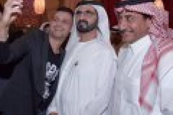بالصور: رامز جلال في حفل إفطار الشيخ محمد بن راشد حاكم دبي