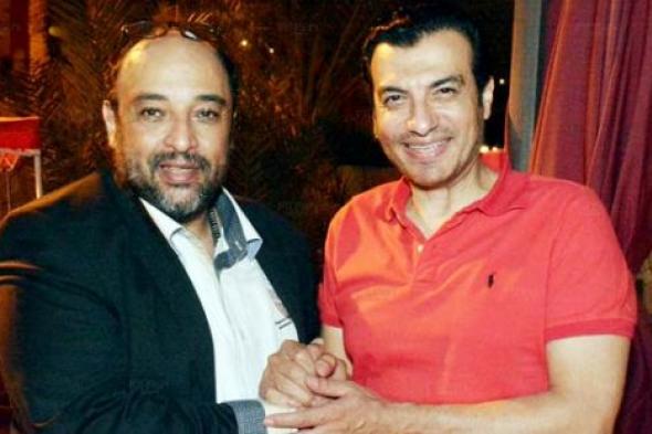 بالصور- الظهور الأول لإيهاب توفيق بعد تماثله الشفاء