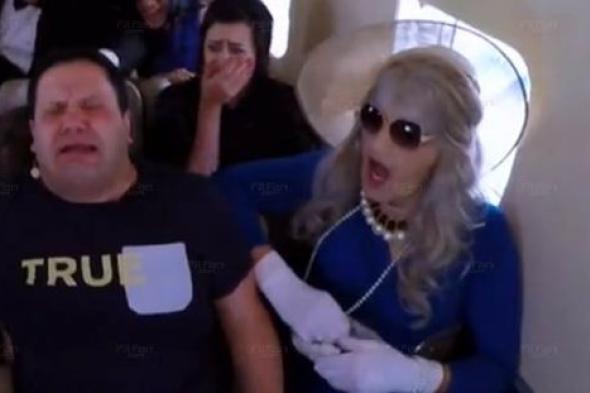 بالفيديو- إدوارد لـ "رامز واكل الجو":" أنت إيه يا أخي ما بتهمدش؟"