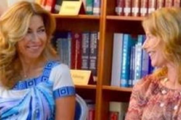 الناجيات من مرض السرطان بمجموعة سند بمركز الحسين للسرطان  يلتقين  بالكاتبة البريطاني لوسي أودونيل