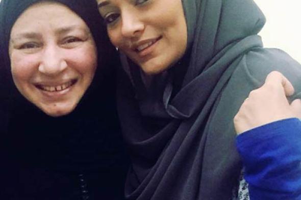 صورة- راندا البحيري ترتدي الحجاب في كواليس "سلسال الدم"