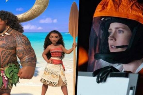 فيلم Moana يتصدر شباك التذاكر للأسبوع الثاني.. وإيمي آدامز تتفوق على براد بيت