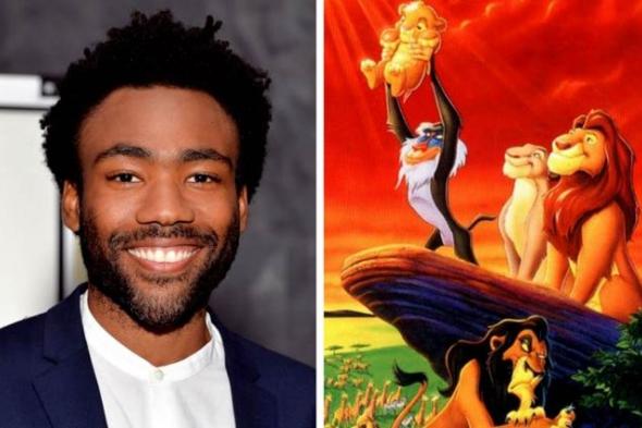 دونالد جلوفر يؤدي دور سمبا في النسخة الجديدة من The Lion King