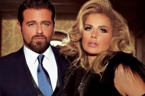 بالفيديو- يوسف الخال يزور زوجته نيكول سابا في موقع تصوير مسلسلها