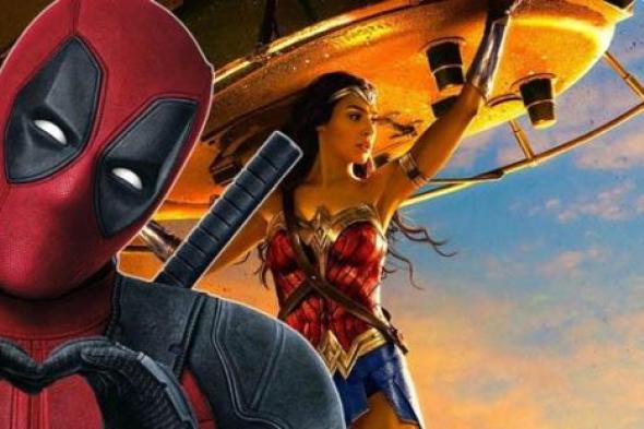 صورة- Deadpool يهنئ Wonder Woman على تفوقها في شباك التذاكر بهذه الطريقة