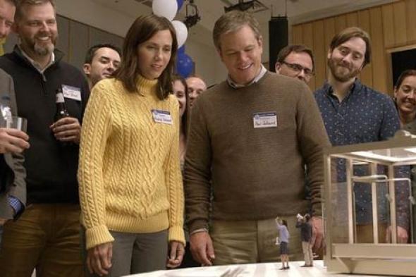 بالفيديو- مات ديمون يخضع لعميلة جراحية تقلل حجمه إلى 4 بوصات في Downsizing