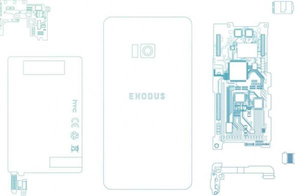 إتش تي سي تطور هاتف Exodus الداعم لتقنية البلوك تشين