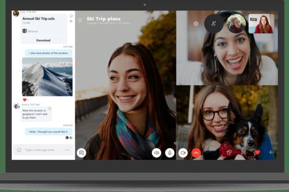 مايكروسوفت تطلق تطبيق سكايب جديد لأجهزة سطح المكتب