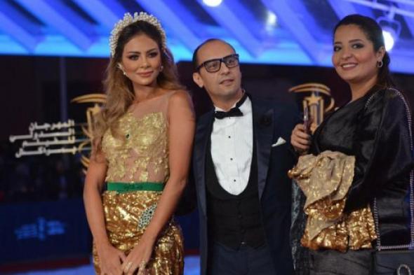 المغربية ''غيثة الحمامصي'' ترتدي فستانا مرصعا بالذهب والأحجار الكريمة في المهرجان الدولي للسينما