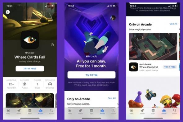 آبل تتيح خدمة الألعاب Apple Arcade لبعض المستخدمين