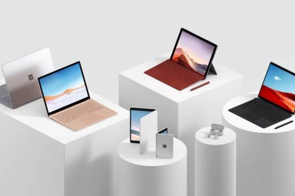 مايكروسوفت تعلن عن حواسيب وسماعة Surface جديدة