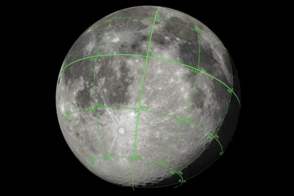 ناسا تطلق خريطة ثلاثية الأبعاد للقمر