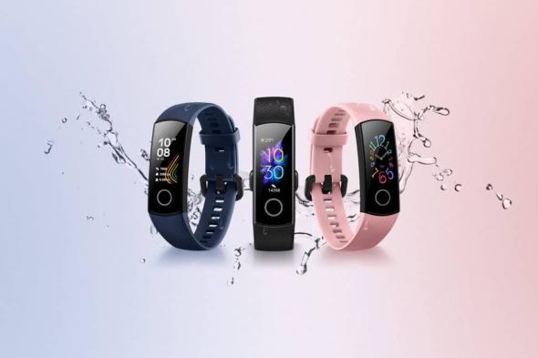 سوار HONOR Band 5 الرياضي متوفر الآن في الإمارات